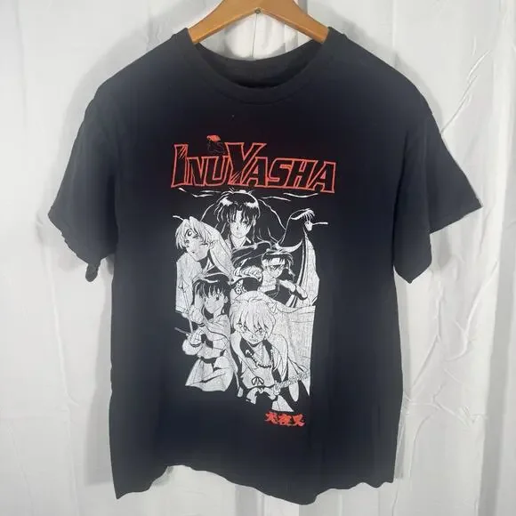 Inuyasha Anime tshirt VTG style tee kagome sesshomaru inuyasha. retro Japanese - Picture 1 of 5
